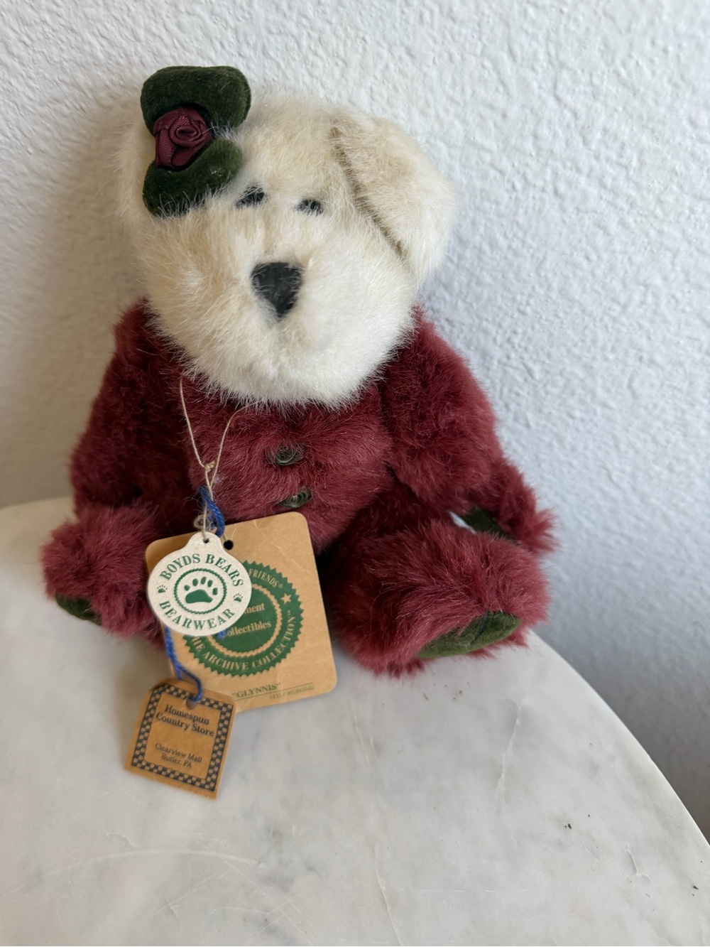 BOYD’S BEARS “Glynnnis” Vintage Bear – NWT – Investment Collectible